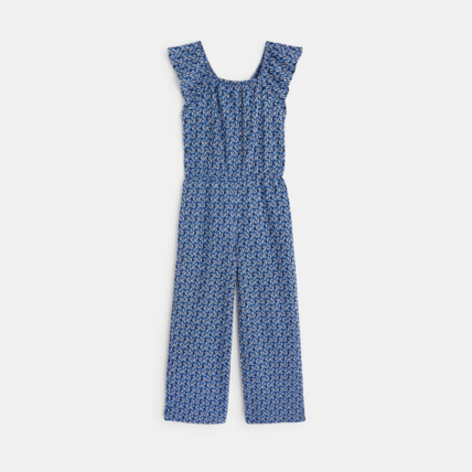 Avis Combinaison-pantalon imprimée bleu fille OKAIDI 2