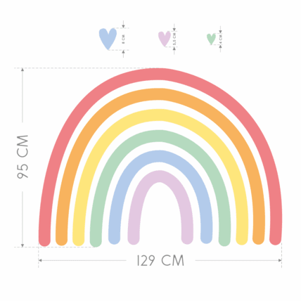Avis Stickers arc-en-ciel Mon Lit Cabane 3