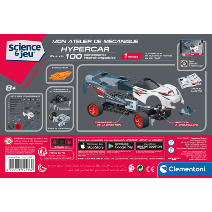 Avis Mon atelier de mécanique - Hypercar Clementoni 3
