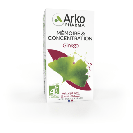 Avis Boite de ginkgo bio Arkogelules ARKOPHARMA 1