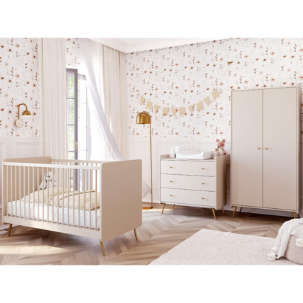 Avis Chambre Trio Lunea Lit bébé évolutif + Commode + Armoire VOX 1