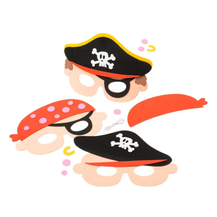 Avis 6 masques de pirates à créer Oxybul 1