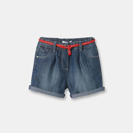 Avis Short denim light à pinces OBAÏBI 1