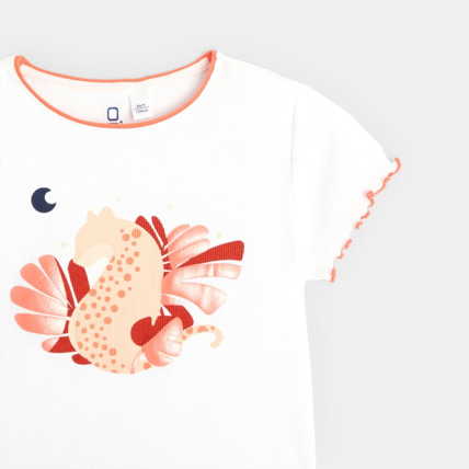 Avis Pyjama 2 pièces motif dragon blanc fille OKAIDI 2