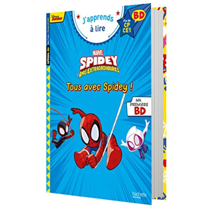 Avis Disney BD Fin de CP - CE1 - Spidey et ses amis extraordinaires - Tous avec Spidey ! Hachette Éducation 1