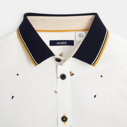 Avis Chemise à petits motifs bleue garçon OKAIDI 4