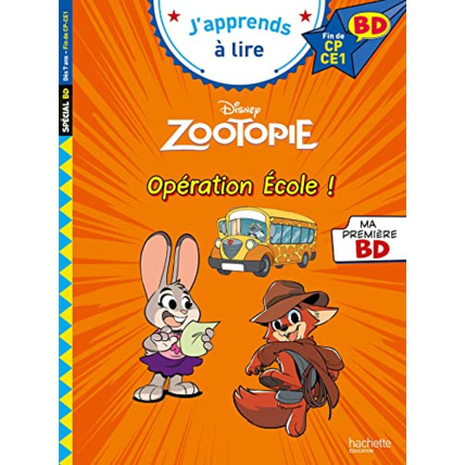 Avis Disney BD Fin de CP - CE1 - Zootopie Hachette Éducation 1