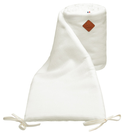 Avis Tour de lit universel en gaze de coton Nid d'abeille Sevira Kids 3