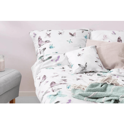 Avis Housse de couette en satin de coton - Papillons Mon Lit Cabane 3