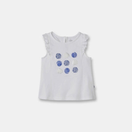 Avis T-shirt sans manches à volants OBAÏBI 1