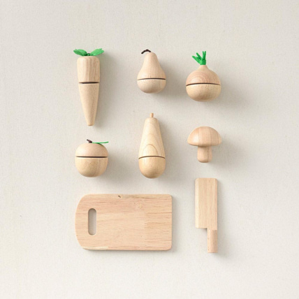 Avis Set de légumes et fruits en bois Petite Amélie 1