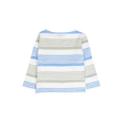 Avis Marinière tricolore Kids - coton léger - Milk/Lobelia/Oyat ARMOR-LUX 3