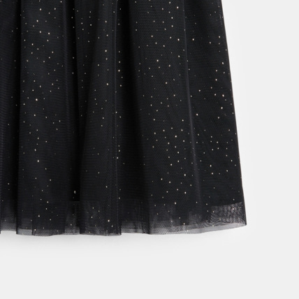 Avis Robe en velours maille pailletée noire fille OKAIDI 4