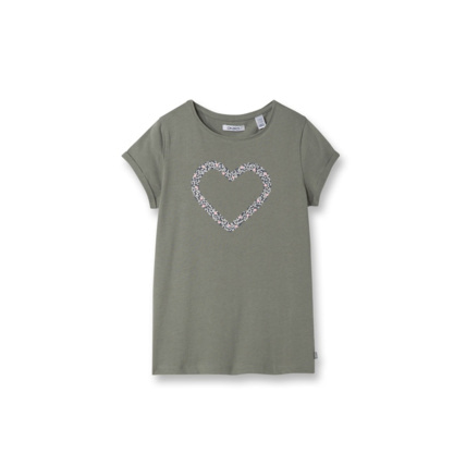 Avis T-shirt fantaisie vert fille OKAIDI 1