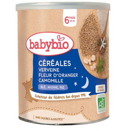 Avis Céréales Verveine Fleur d'Oranger Camomille Babybio 1