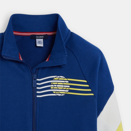 Avis Sweat zippé bleu garçon OKAIDI 2