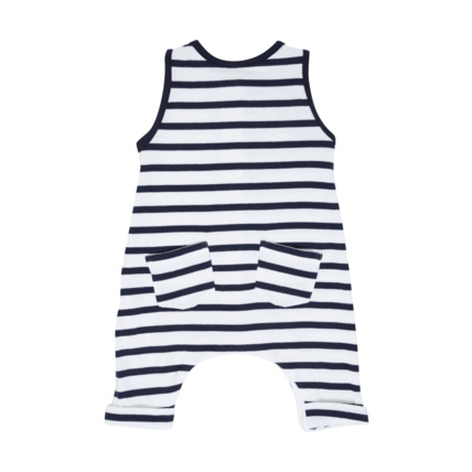 Avis Combinaison rayée Baby - coton rustique - Blanc/Marine Deep ARMOR-LUX 3