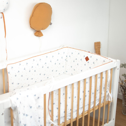Avis Tour de lit universel en gaze de coton, Bleuet Sevira Kids 3