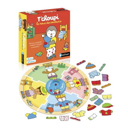 Avis Le jeu des couleurs T'choupi NATHAN 1