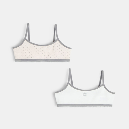Avis Brassières (lot de 2) rose fille OKAIDI 1