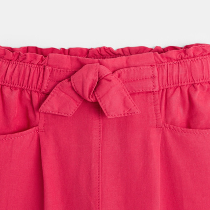 Avis Pantalon en toile douce rose fille OKAIDI 3