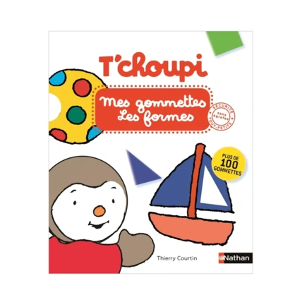 Avis Livre T'choupi Mes gommettes les formes NATHAN 1