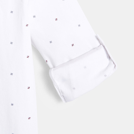 Avis Chemise à petits motifs bleue garçon OKAIDI 5