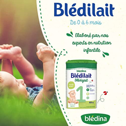 Avis Lait en Poudre pour Bébé, 1er âge, Formule Epaissie Blédina 2