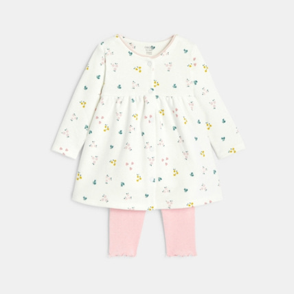 Avis Robe molleton imprimé fruits et legging OBAÏBI 1