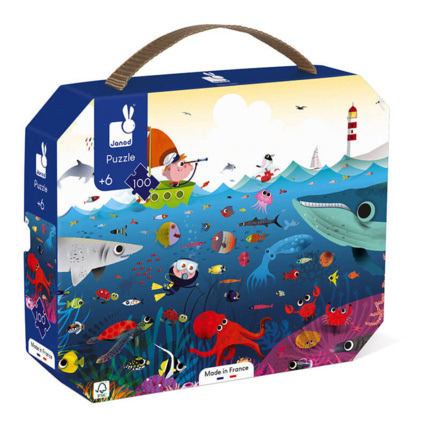 Avis Puzzle Monde sous-marin 100 pcs JANOD 1