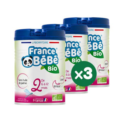 Avis Lait infantile de suite bébé 2ème âge en poudre FRANCE BEBE BIO 5