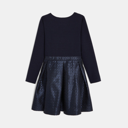 Avis Robe de fête jacquard brillant bleue fille OKAIDI 3