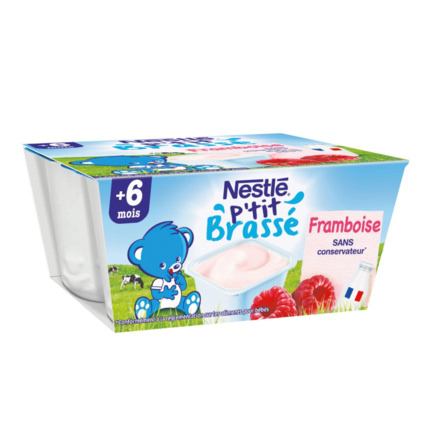 Avis P'tit Brassé Framboise (4x100g) NESTLÉ 1