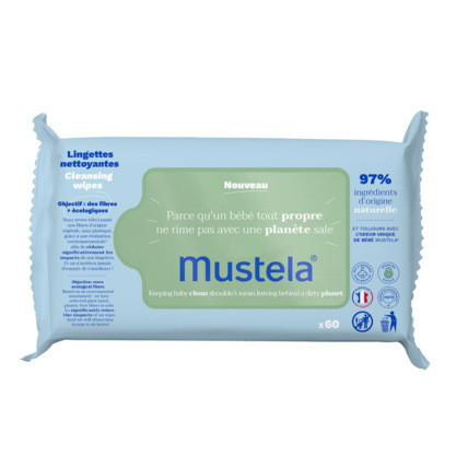 Avis Lingettes nettoyantes fibres végétales Mustela 1