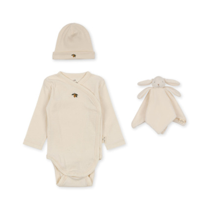 Avis Set maternité avec body, bonnet et doudou pour la naissance Konges Sløjd 3