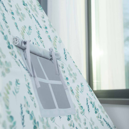 Avis Tipi tente enfant avec tapis, Eucalyptus Sevira Kids 4