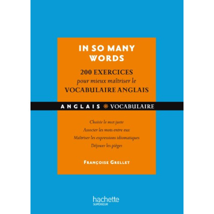 Avis In so many words Hachette Éducation 1