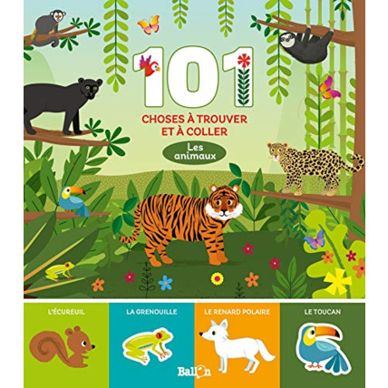 Avis 101 choses à trouver et à coller : Les animaux BALLON 1