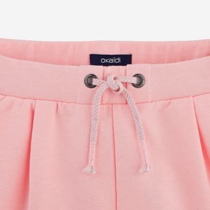 Avis Short en molleton uni rose fille OKAIDI 3