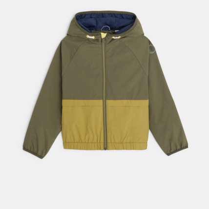 Avis Blouson déperlant à capuche vert garçon OKAIDI 1