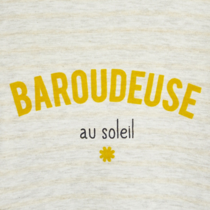 Avis Marinière réversible jaune fille OKAIDI 2