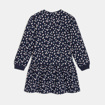 Avis Robe imprimée en molleton bleue fille OKAIDI 3
