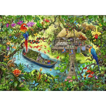 Avis Escape puzzle Kids - Un safari dans la jungle - de 9 ans RAVENSBURGER 2
