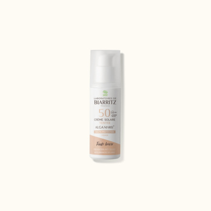 Avis Crème solaire teintée SPF50 Laboratoires de Biarritz 1