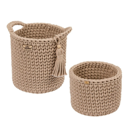 Avis Lot de 2 Paniers en Crochet Mon Lit Cabane 1