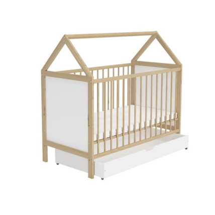 Avis Lit cabane bébé + matelas + tiroir KIDS LITERIE 1