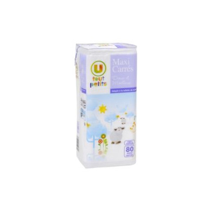 Avis Cotons maxi carrés U TOUT PETITS 1