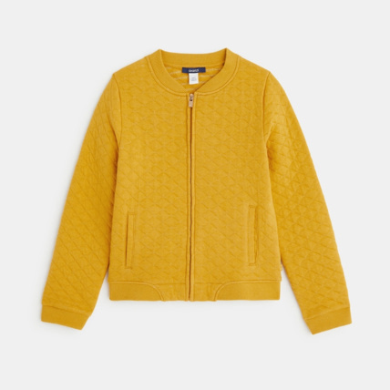 Avis Teddy zippé matelassé jaune fille OKAIDI 1