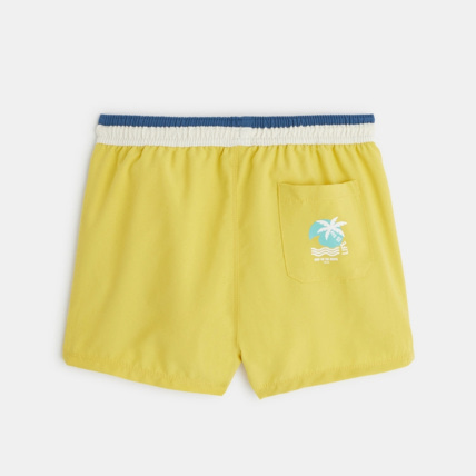 Short de bain uni jaune garcon OKAIDI Comparateur Avis Prix