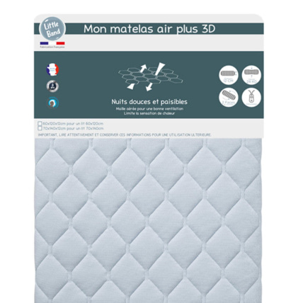 Avis Matelas lit Air'Plus 3D Little Band 2